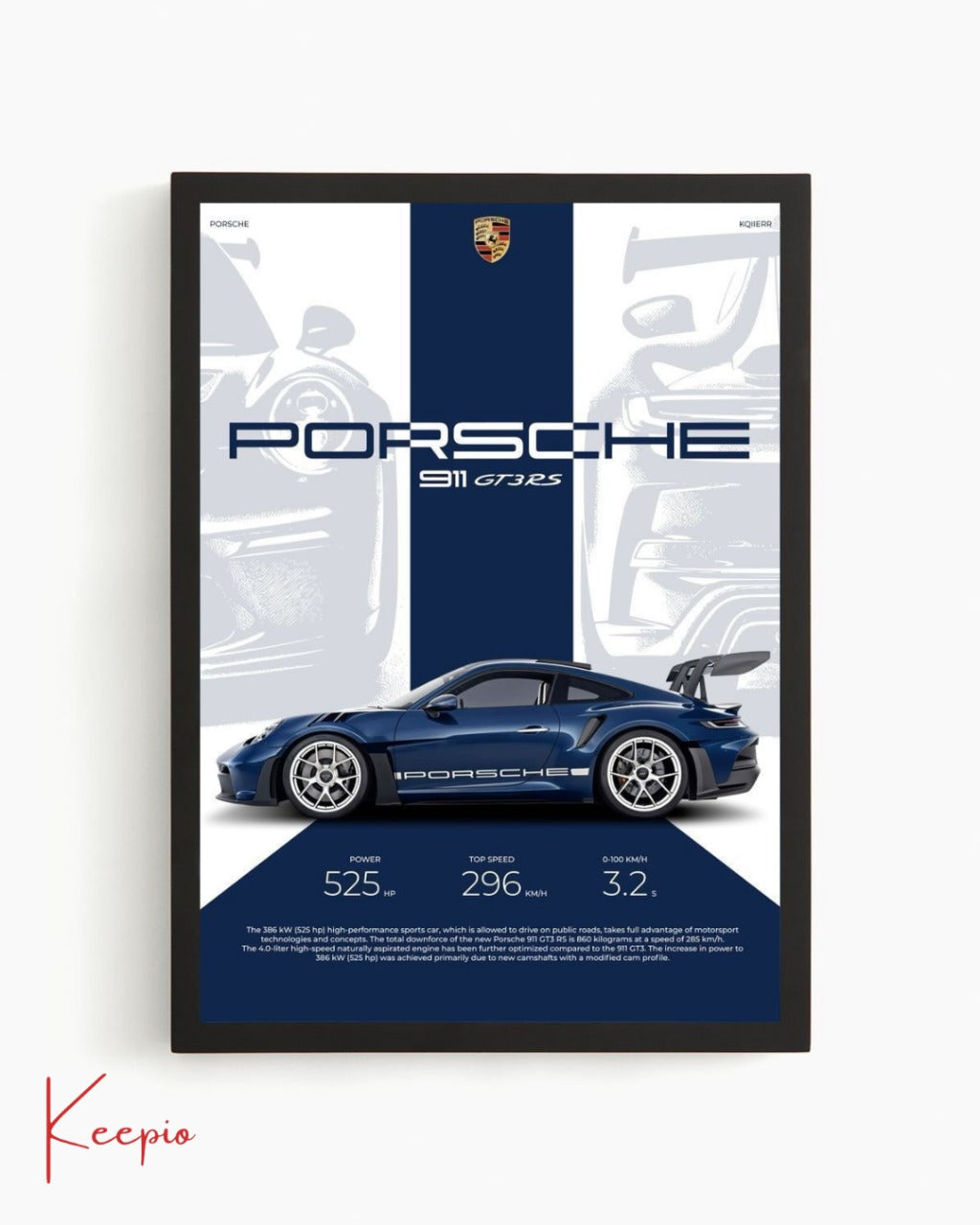 Blue Porsche