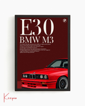 BMW E30 Red