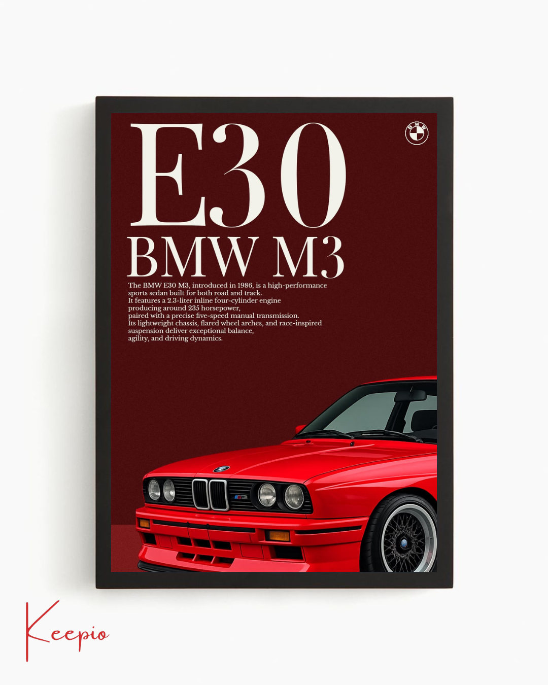 BMW E30 Red