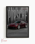 Burgundy Porsche